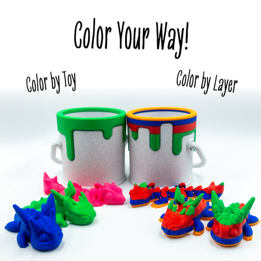 Dragon Crew FidgiPets Pack