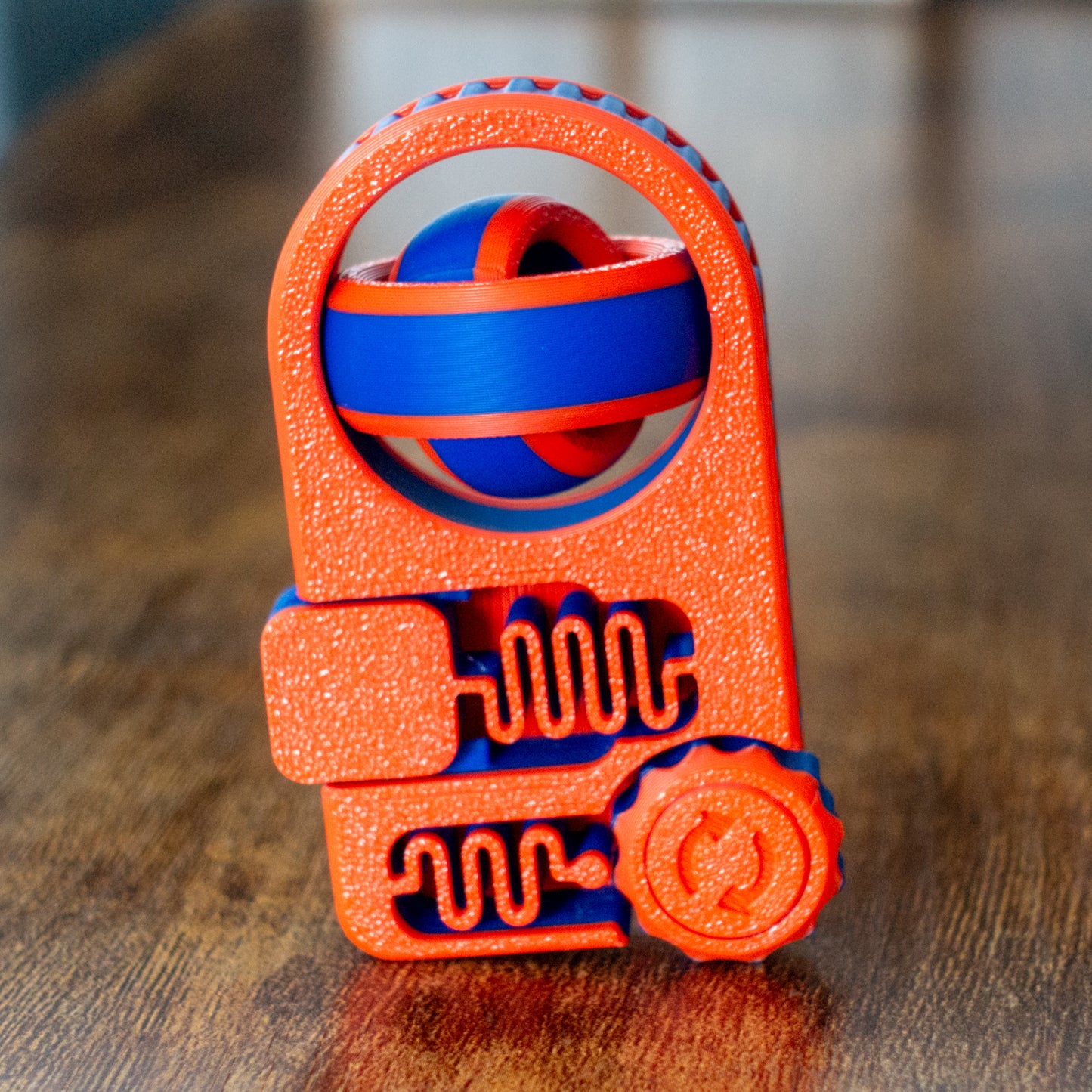 Controlpanel fidget toy in real-world use with articulated design and tactile details.