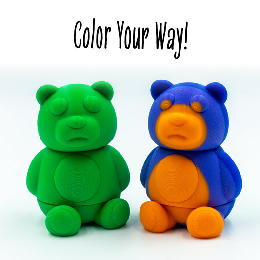 Group shot highlighting how each toy can be uniquely colored