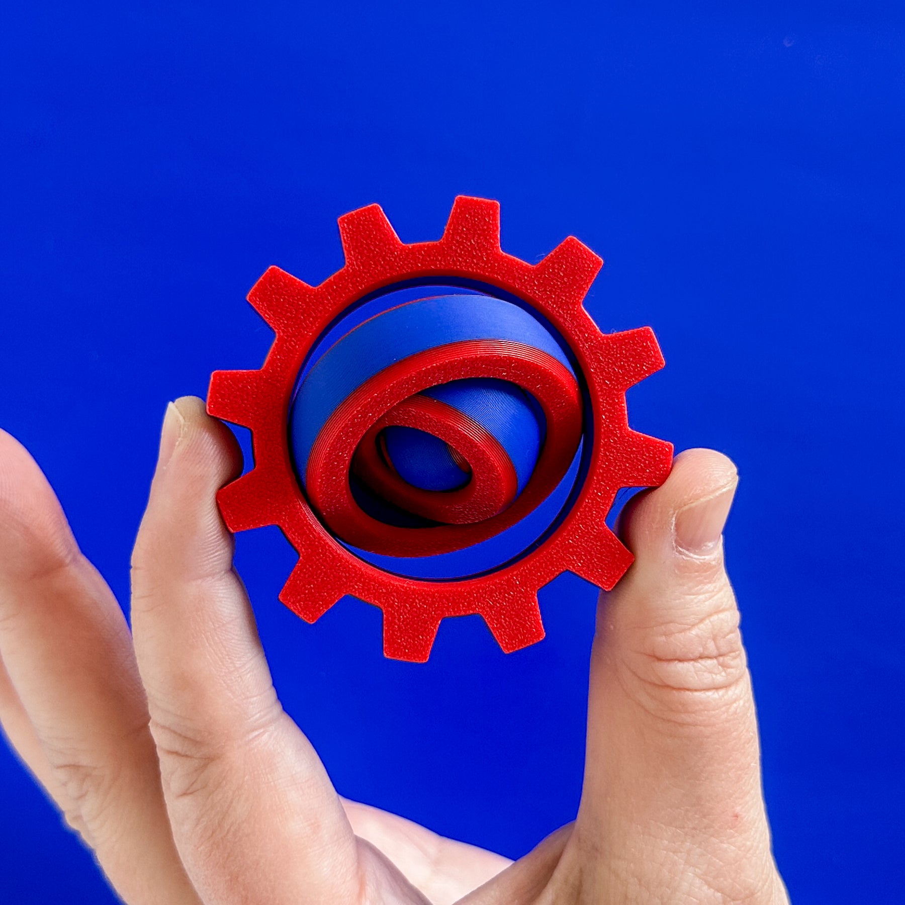Custom Gear Spinner – Cogspin – STEMStim by ColorAToy – Drawn2Play Toys