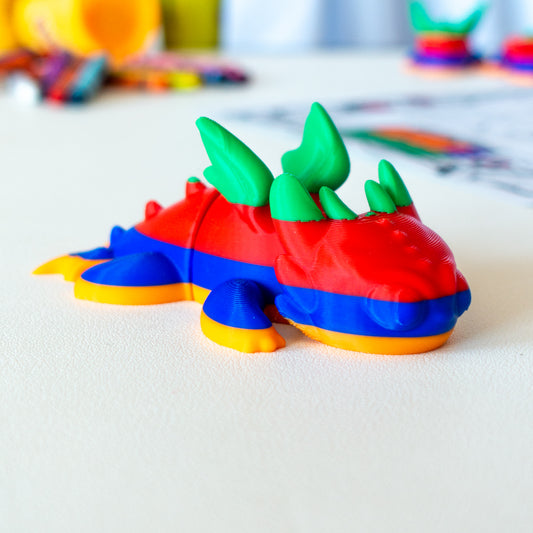 Blitz viewed from a flat-lay angle, highlighting its articulated shape and smooth finish