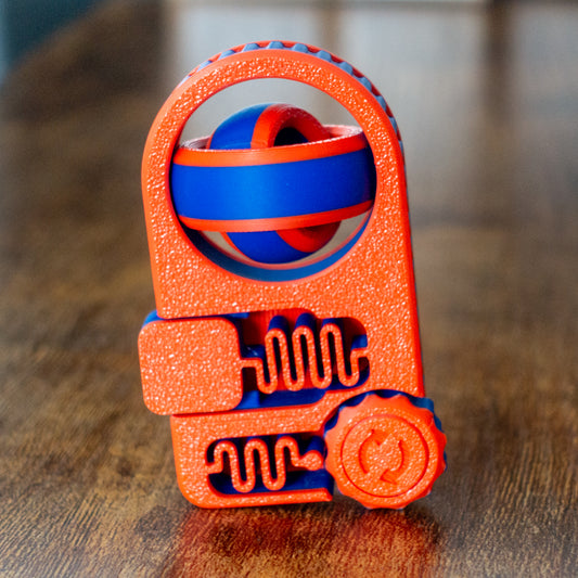 Controlpanel fidget toy in real-world use with articulated design and tactile details.