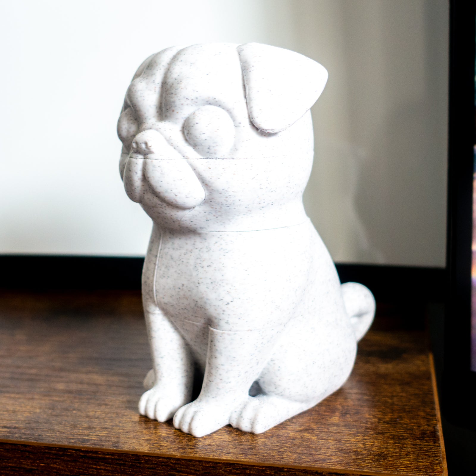 Wrinkle the pug with features perfect for collectors